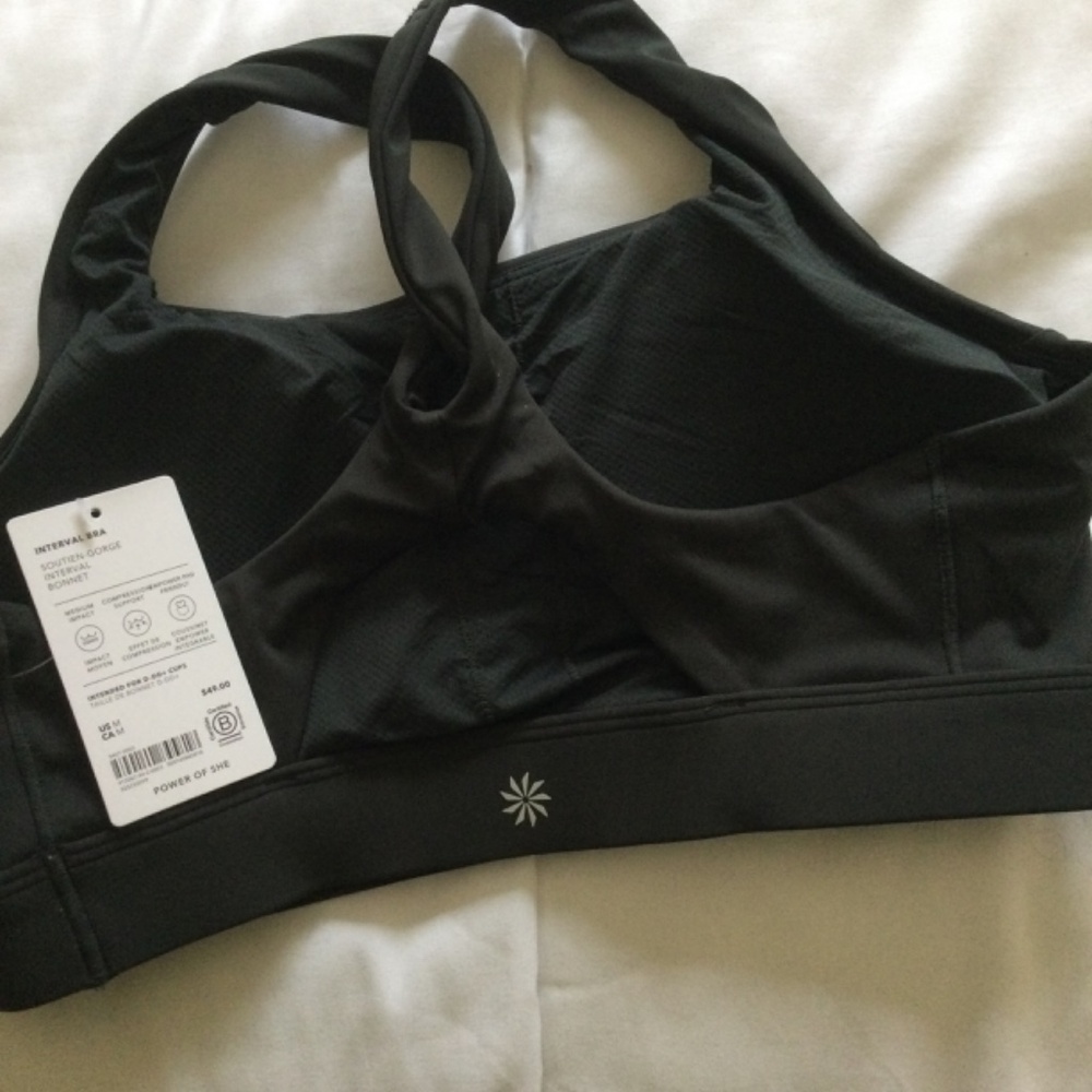 NWT.  interval Bra. Black size M. D-DD cups - Picture 2 of 2